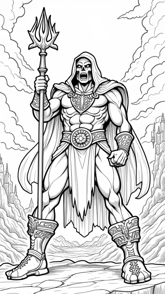 skeletor coloring pages